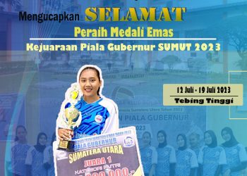 Sabrina Hari Rahmawati, Mahasiswa FEB UMSU, Raih Medali Emas di Piala Gubernur Sumatera Utara 2023