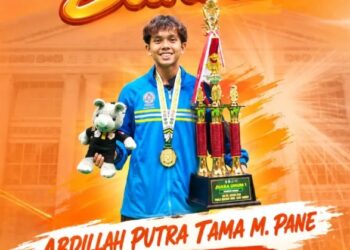 ABDILLAH PUTRA TAMA M. PANE, Mahasiswa Prodi Manajemen FEB UMSU, Raih Juara 1 dan Juara Umum 1 di Kejurnas Gelar Juang Pencak Silat Militer Piala Dandim 0621 Bogor 2026
