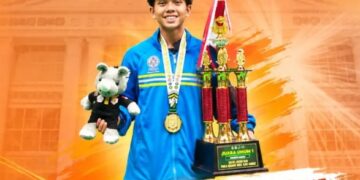ABDILLAH PUTRA TAMA M. PANE, Mahasiswa Prodi Manajemen FEB UMSU, Raih Juara 1 dan Juara Umum 1 di Kejurnas Gelar Juang Pencak Silat Militer Piala Dandim 0621 Bogor 2026