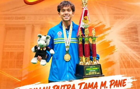 ABDILLAH PUTRA TAMA M. PANE, Mahasiswa Prodi Manajemen FEB UMSU, Raih Juara 1 dan Juara Umum 1 di Kejurnas Gelar Juang Pencak Silat Militer Piala Dandim 0621 Bogor 2026