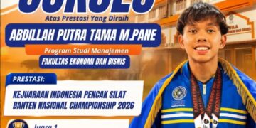 Tiga Prestasi Membanggakan ABDILLAH PUTRA TAMA M.PANE di Kejuaraan Pencak Silat Banten 2026